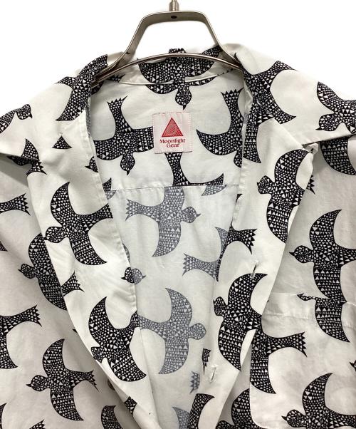 moonlight gear（ムーンライトギア）moonlight gear (ムーンライトギア) ルートアロハシャツ ホワイト サイズ:Lの古着・服飾アイテム