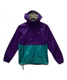 Patagonia（パタゴニア）の古着「トレントシェルプルオーバー」｜パープル×ターコイズ