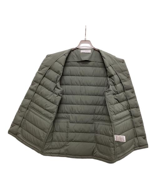 AXESQUIN ELEMENTS（アクシーズクイン エレメンツ）AXESQUIN ELEMENTS (アクシーズクイン エレメンツ) ストレッチのダウンベスト グリーン サイズ:Lの古着・服飾アイテム