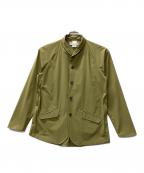 axesquinアクシーズクイン）の古着「ソフトシェルノハイキングジャケット」｜黄緑