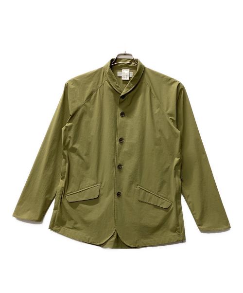 axesquin（アクシーズクイン）axesquin (アクシーズクイン) ソフトシェルノハイキングジャケット 黄緑 サイズ:Lの古着・服飾アイテム