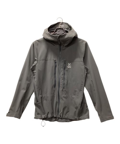 HAGLOFS（ホグロフス）HAGLOFS (ホグロフス) ロック サイト ソフトシェル ジャケット グレー サイズ:Lの古着・服飾アイテム