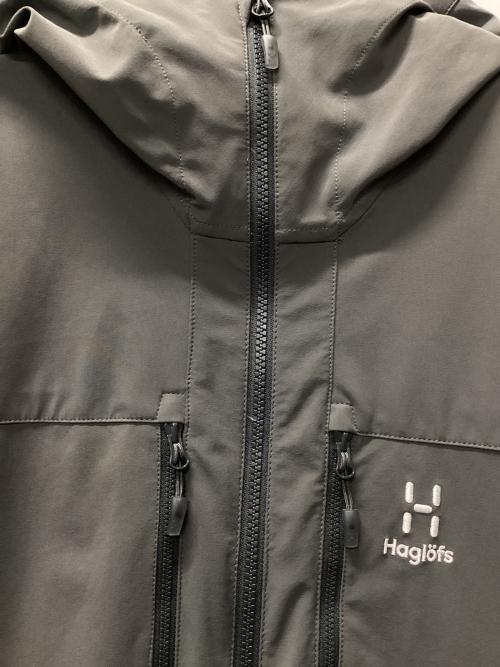 HAGLOFS（ホグロフス）HAGLOFS (ホグロフス) ロック サイト ソフトシェル ジャケット グレー サイズ:Lの古着・服飾アイテム