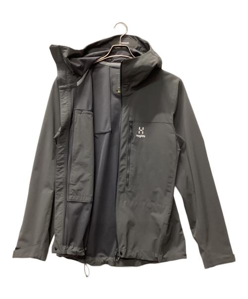 HAGLOFS（ホグロフス）HAGLOFS (ホグロフス) ロック サイト ソフトシェル ジャケット グレー サイズ:Lの古着・服飾アイテム