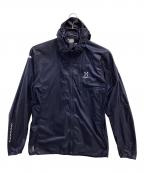 HAGLOFSホグロフス）の古着「リム シールド フード」｜ネイビー