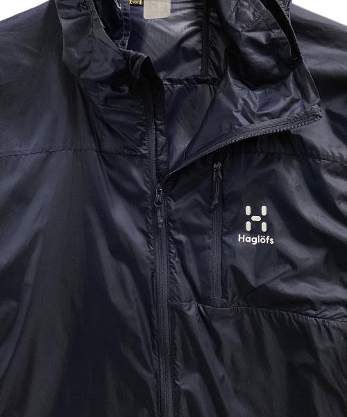 HAGLOFS（ホグロフス）HAGLOFS (ホグロフス) リム シールド フード ネイビー サイズ:Lの古着・服飾アイテム