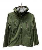 MAMMUTマムート）の古着「マサオ ライト 2.0 ハードシェル フーデッドジャケット」｜オリーブ