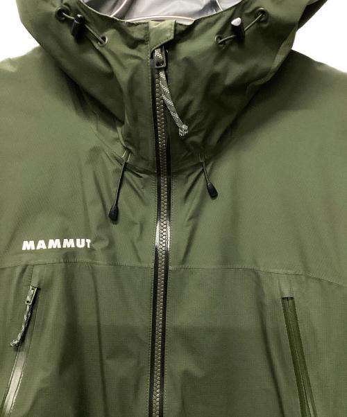 MAMMUT（マムート）MAMMUT (マムート) マサオ ライト 2.0 ハードシェル フーデッドジャケット オリーブ サイズ:Lの古着・服飾アイテム