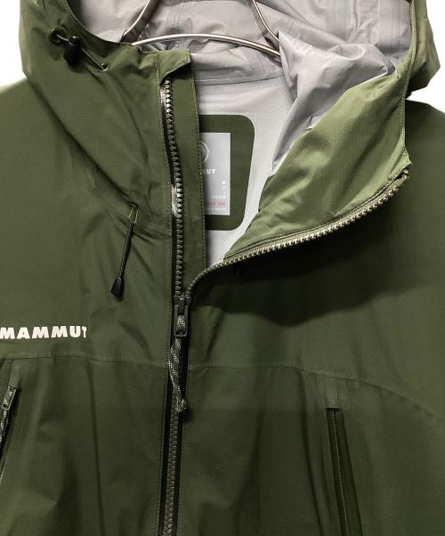 MAMMUT（マムート）MAMMUT (マムート) マサオ ライト 2.0 ハードシェル フーデッドジャケット オリーブ サイズ:Lの古着・服飾アイテム