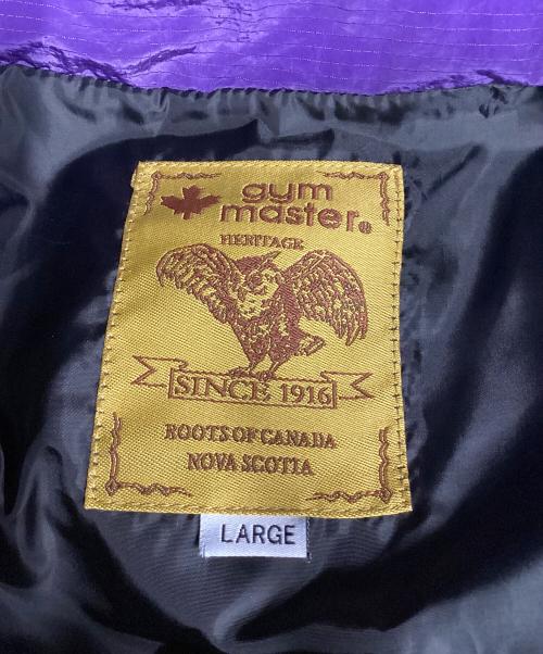 GYM MASTER（ジムマスター）GYM MASTER (ジムマスター) リップストップキルティングスタンドJKT グリーン×グレー サイズ:Lの古着・服飾アイテム