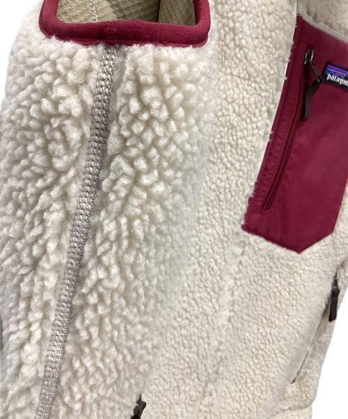 Patagonia（パタゴニア）Patagonia (パタゴニア) クラシック・レトロX・ベスト アイボリー×ボルドー サイズ:Mの古着・服飾アイテム