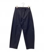 BLACK BRICKブラックブリック）の古着「カーブパンツ」｜ネイビー