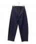 BLACK BRICK（ブラックブリック）の古着「カーブパンツ」｜ネイビー