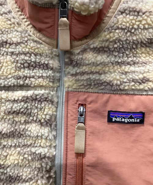 Patagonia（パタゴニア）Patagonia (パタゴニア) ウィメンズ・クラシック・レトロX・ベスト ベージュ×ピンク サイズ:Sの古着・服飾アイテム