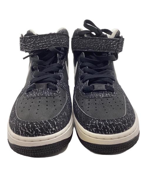 NIKE（ナイキ）NIKE (ナイキ) AIR FORCE1 MID ブラック×ホワイト サイズ:25.5の古着・服飾アイテム
