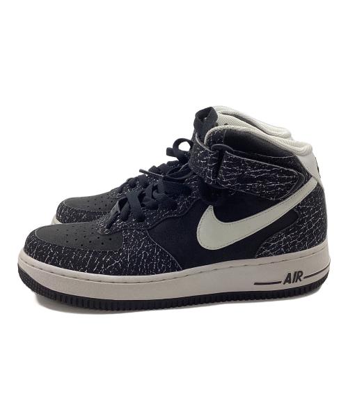 NIKE（ナイキ）NIKE (ナイキ) AIR FORCE1 MID ブラック×ホワイト サイズ:25.5の古着・服飾アイテム