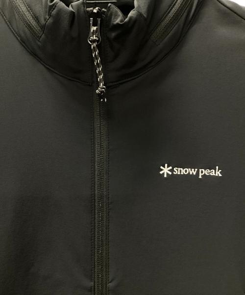 Snow peak（スノーピーク）Snow peak (スノーピーク) ストレッチクロスジャケット ブラック サイズ:Mの古着・服飾アイテム