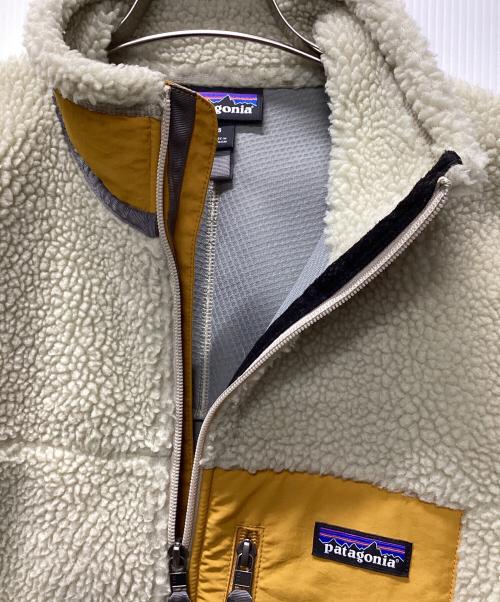 Patagonia（パタゴニア）Patagonia (パタゴニア) クラシック・レトロX・ジャケット アイボリー×イエロー サイズ:SIZE Sの古着・服飾アイテム