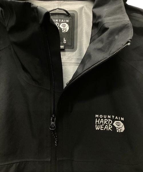 MOUNTAIN HARD WEAR（マウンテンハードウェア）MOUNTAIN HARD WEAR (マウンテンハードウェア) トレイルバースゴアテックスジャケット ブラック サイズ:Lの古着・服飾アイテム