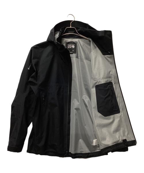 MOUNTAIN HARD WEAR（マウンテンハードウェア）MOUNTAIN HARD WEAR (マウンテンハードウェア) トレイルバースゴアテックスジャケット ブラック サイズ:Lの古着・服飾アイテム