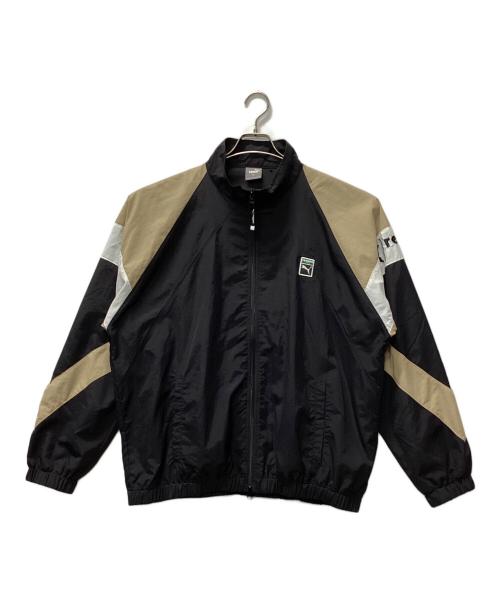 PUMA（プーマ）PUMA (プーマ) renoma (レノマ) ナイロンスウィッチ ジャケット ブラック サイズ:XLの古着・服飾アイテム