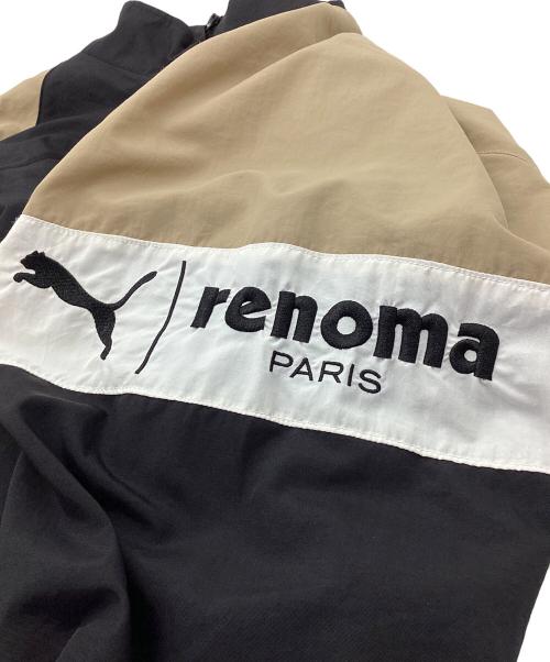 PUMA（プーマ）PUMA (プーマ) renoma (レノマ) ナイロンスウィッチ ジャケット ブラック サイズ:XLの古着・服飾アイテム