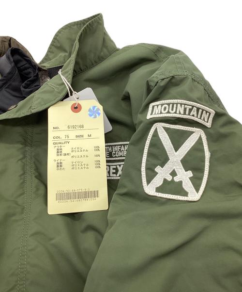 AVIREX（アヴィレックス）AVIREX (アヴィレックス) M-65 ミリタリー モッズコート オリーブ サイズ:Mの古着・服飾アイテム