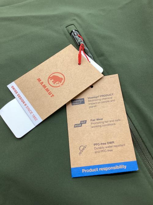 MAMMUT（マムート）MAMMUT (マムート) マックン2.0 SOフーデッドジャケット オリーブ サイズ:Mの古着・服飾アイテム