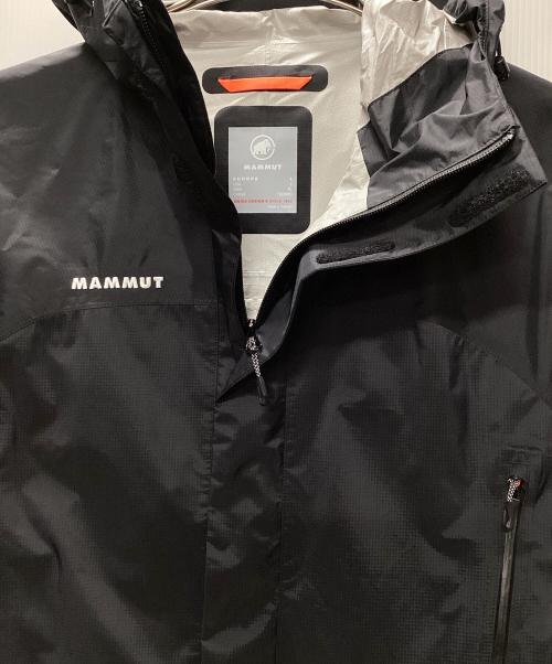 MAMMUT（マムート）MAMMUT (マムート) マイクロレイヤー 2.0 ハードシェル フーデッド ジャケット ブラック サイズ:XLの古着・服飾アイテム