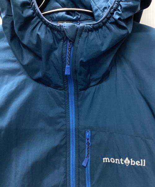 mont-bell（モンベル）mont-bell (モンベル) EXライト サーマラップ パーカ ブルー サイズ:Mの古着・服飾アイテム