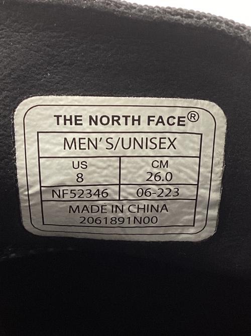 THE NORTH FACE（ザ ノース フェイス）THE NORTH FACE (ザ ノース フェイス) コーデュラモカシンWP ブラック サイズ:26cmの古着・服飾アイテム