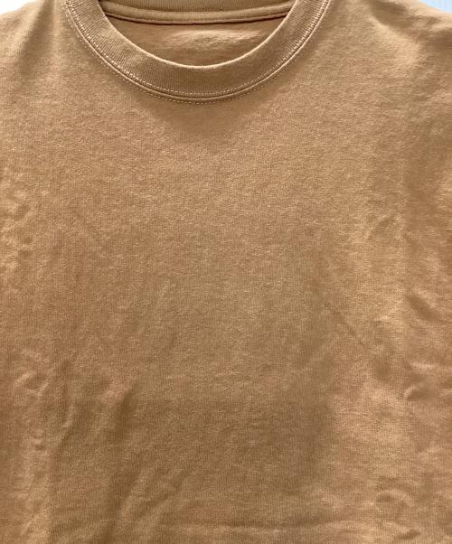 neru design works（ネルデザインワークス）neru design works (ネルデザインワークス) HAKU (ハク) BIG SHILHOUETTE T-SHIRTS ブラウン サイズ:Lの古着・服飾アイテム