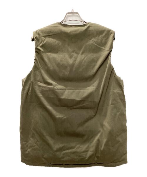 NANGA（ナンガ）NANGA (ナンガ) タキビリップストップ インナーダウンベスト オリーブ サイズ:L 未使用品の古着・服飾アイテム