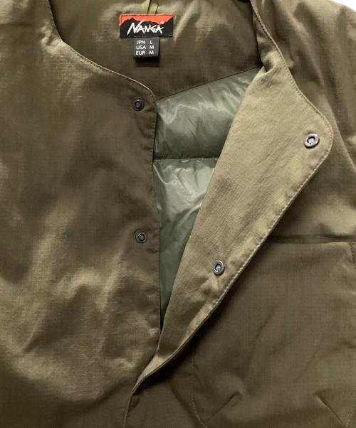 NANGA（ナンガ）NANGA (ナンガ) タキビリップストップ インナーダウンベスト オリーブ サイズ:L 未使用品の古着・服飾アイテム