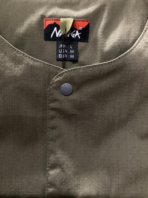 NANGA（ナンガ）NANGA (ナンガ) タキビリップストップ インナーダウンベスト オリーブ サイズ:L 未使用品の古着・服飾アイテム