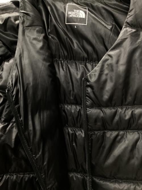 THE NORTH FACE（ザ ノース フェイス）THE NORTH FACE (ザ ノース フェイス) エクスプローラーパーセルダウンカーディガン ブラック サイズ:Lの古着・服飾アイテム