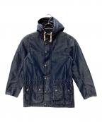 BARBOUR SOUTH SHIELDSバブアーサウスシールド）の古着「フーディージャケット」｜ネイビー