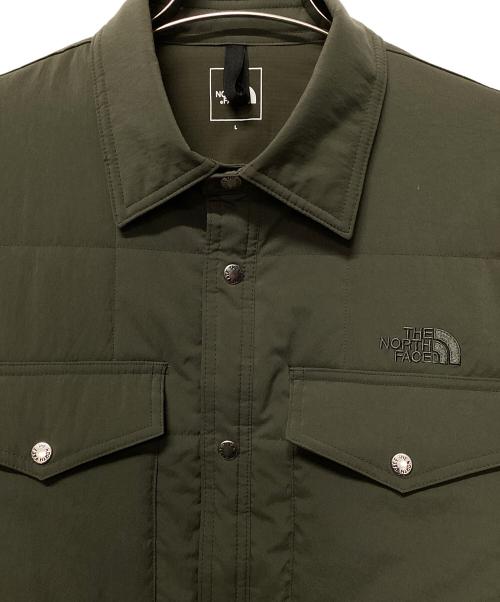 THE NORTH FACE（ザ ノース フェイス）THE NORTH FACE (ザ ノース フェイス) メドウウォームシャツ オリーブ サイズ:Lの古着・服飾アイテム