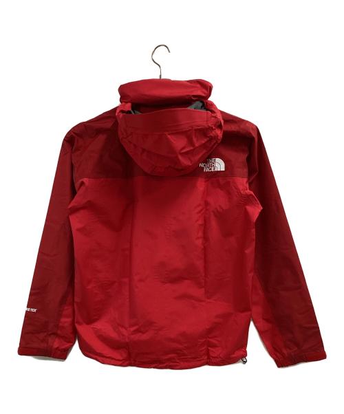 THE NORTH FACE（ザ ノース フェイス）THE NORTH FACE (ザ ノース フェイス) マウンテンレインテックス レッド×ブラック サイズ:XLの古着・服飾アイテム