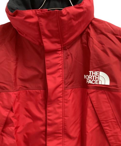 THE NORTH FACE（ザ ノース フェイス）THE NORTH FACE (ザ ノース フェイス) マウンテンレインテックス レッド×ブラック サイズ:XLの古着・服飾アイテム