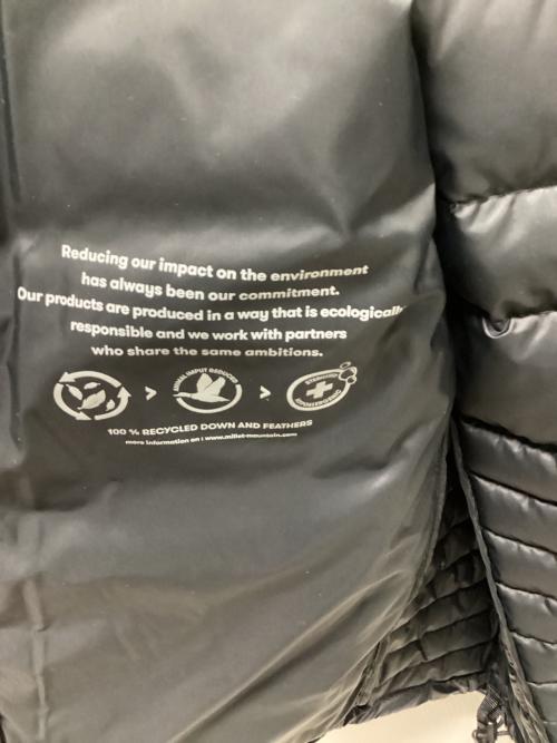 MILLET（ミレー）MILLET (ミレー) ヘリテージライトダウンフーディ ネイビー サイズ:XLの古着・服飾アイテム