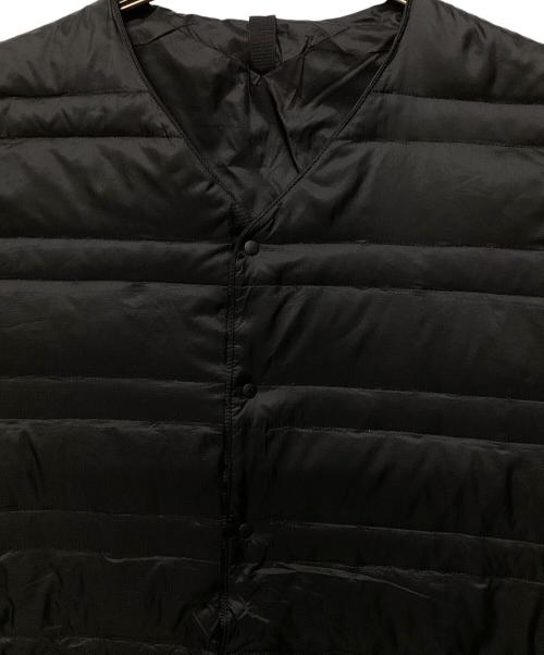 NANGA（ナンガ）NANGA (ナンガ) URBAN RESEARCH (アーバンリサーチ) リバーシブルインナーダウンジャケット ブラック サイズ:Mの古着・服飾アイテム