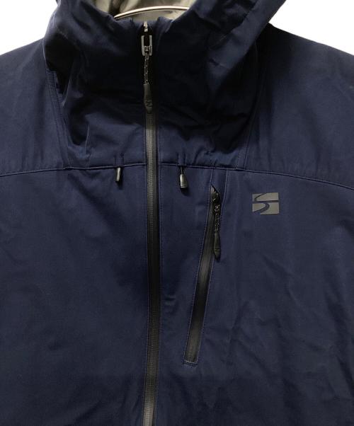 finetrack（ファイントラック）finetrack (ファイントラック) フロウラップフーディ ネイビー サイズ:Mの古着・服飾アイテム