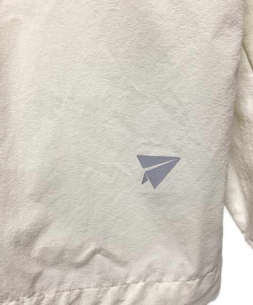 PAPERSKY（ペーパースカイ）PAPERSKY (ペーパースカイ) ウィンドシェルフーディー ホワイト サイズ:Lの古着・服飾アイテム