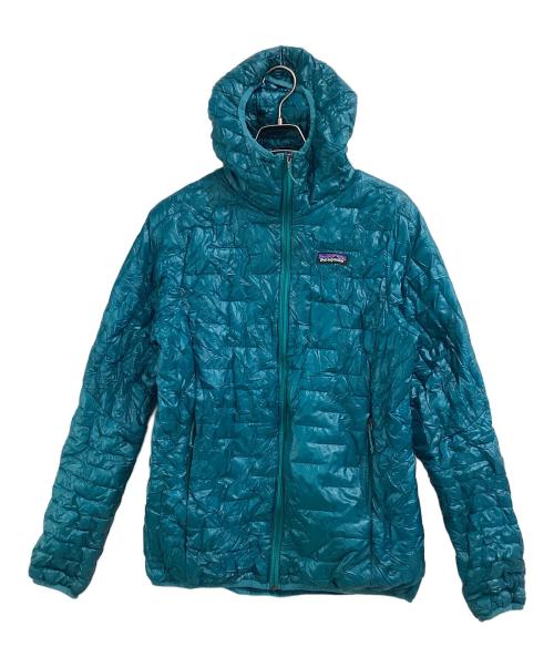 Patagonia（パタゴニア）Patagonia (パタゴニア) マイクロ パフ フーディ ブルー サイズ:Mの古着・服飾アイテム