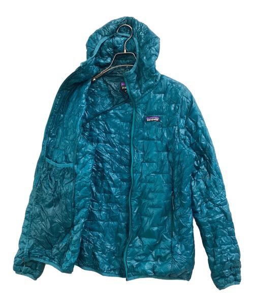 Patagonia（パタゴニア）Patagonia (パタゴニア) マイクロ パフ フーディ ブルー サイズ:Mの古着・服飾アイテム
