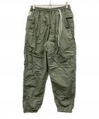 迷迭香マンネンロウ）の古着「ナイロンハーベストトレーナー」｜グリーン