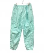 迷迭香マンネンロウ）の古着「マイクロリップナイロンハーベストトレーナー」｜ミントグリーン