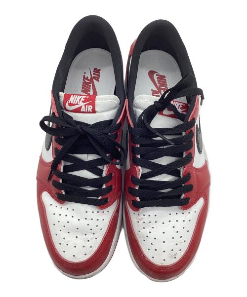 NIKE（ナイキ）NIKE (ナイキ) エアジョーダン1 ロー OG シカゴ ホワイト×レッド サイズ:26.5cmの古着・服飾アイテム