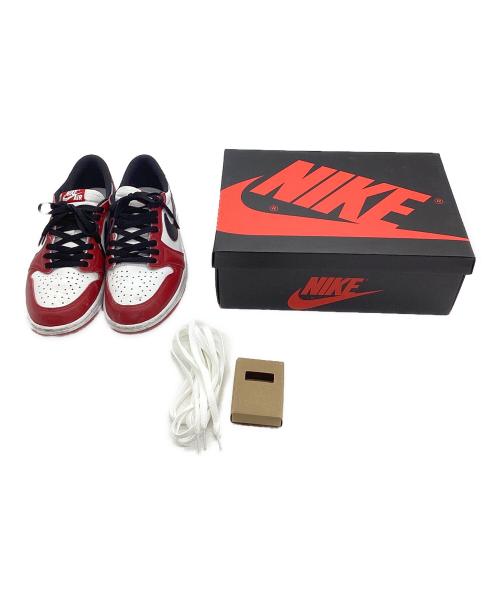 NIKE（ナイキ）NIKE (ナイキ) エアジョーダン1 ロー OG シカゴ ホワイト×レッド サイズ:26.5cmの古着・服飾アイテム